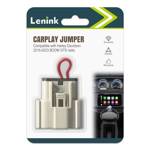 Lenink Carplay Jumper Compatible with Harley Davidson 2019 and up GTS Radio for Road Glide or Street Glide with Boom - Image 1