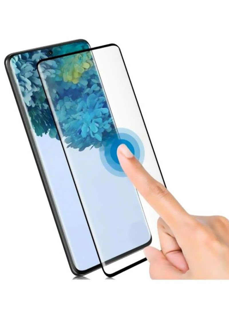 BORTONY Grand Shieldz Tempered Glass Screen Protector For Samsung Galaxy S21+ Black/Clear - Image 3