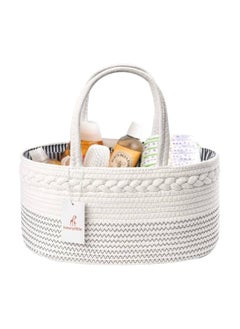 luxury little Baby Diaper Caddy Organizer - Rope Nursery Storage Bin for Boys and Girls - Large - pzsku/ZCCF820A917C0899FE88AZ/45/_/1731660401/2f3484bf-3cf9-4adc-9950-77b80b0f9c2b