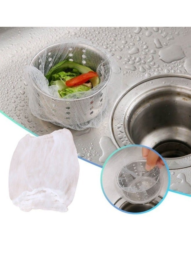 100Pcs Sink Strainer Mesh Bag Anti Clogging Kitchen Sink Strainer for Bathroom  - Image 1