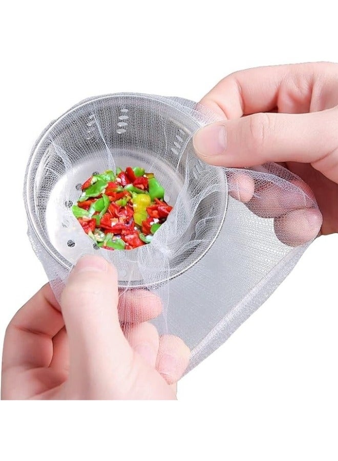 100Pcs Sink Strainer Mesh Bag Anti Clogging Kitchen Sink Strainer for Bathroom  - Image 2