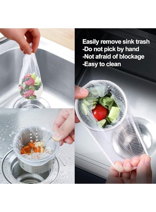 100Pcs Sink Strainer Mesh Bag Anti Clogging Kitchen Sink Strainer for Bathroom  - Image 3
