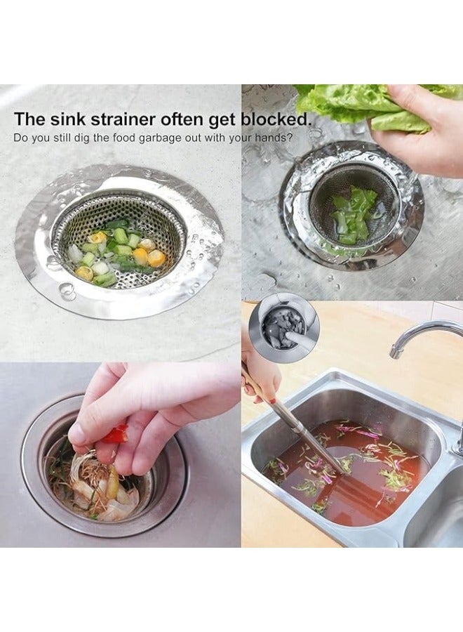 100Pcs Sink Strainer Mesh Bag Anti Clogging Kitchen Sink Strainer for Bathroom  - Image 4