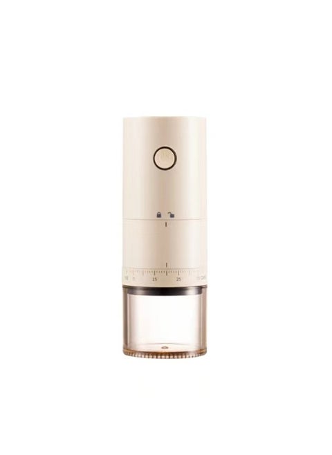 USB Rechargeable Electric Coffee Grinder with Easy Push Button Operation - Compact and Portable for Home, Travel, Office, and Cafe
