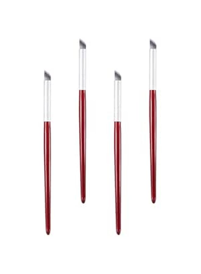 4Pcs Nail Art Brush Set For Acrylic Gel Manicure Painting At Home - Image 1