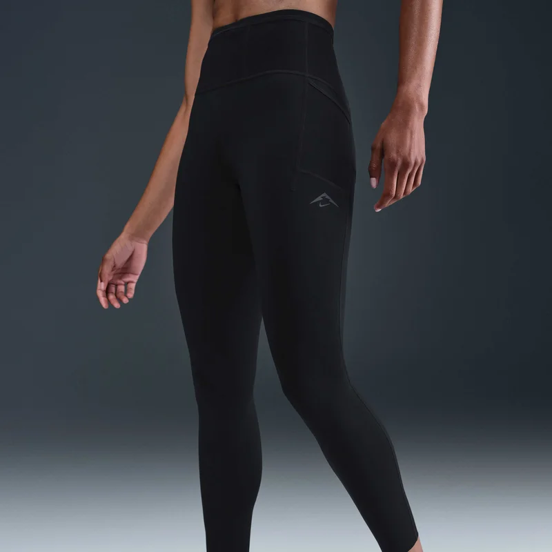 Nike black Women's Trail Dri-FIT 7/8 Running Leggings for Women | Best Price UAE