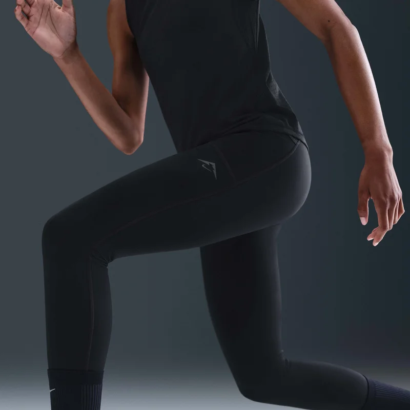 Nike black Women's Trail Dri-FIT 7/8 Running Leggings for Women | Best Price UAE