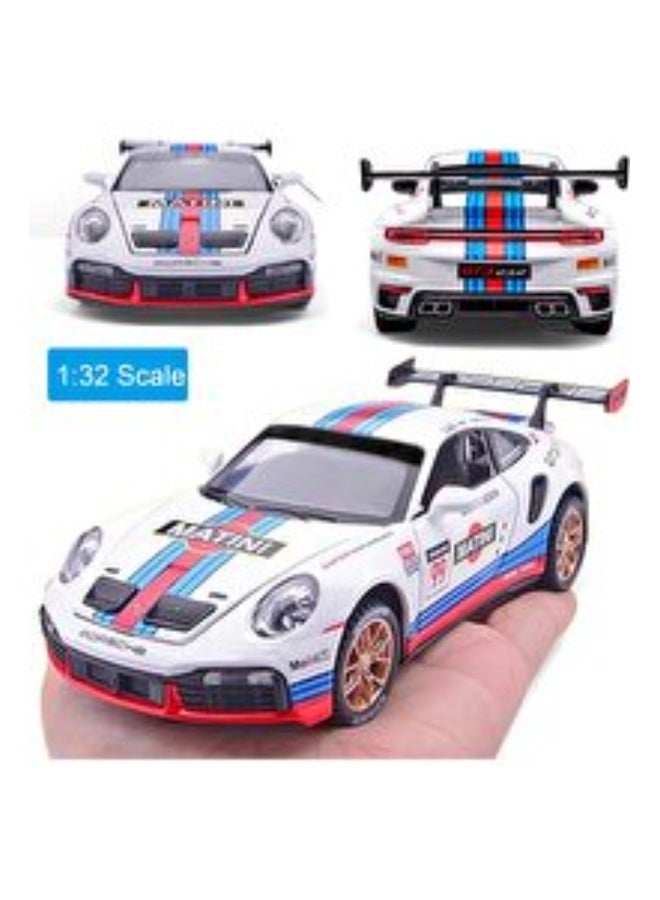 HAIZOL Porsche 911 GT3 RS Die-Cast Model Car 1:24 Scale | Pull-Back Action with Lights & Sound | Opening Doors & Hood | Ages 4-7 | Premium Collection with Display Base - Image 4