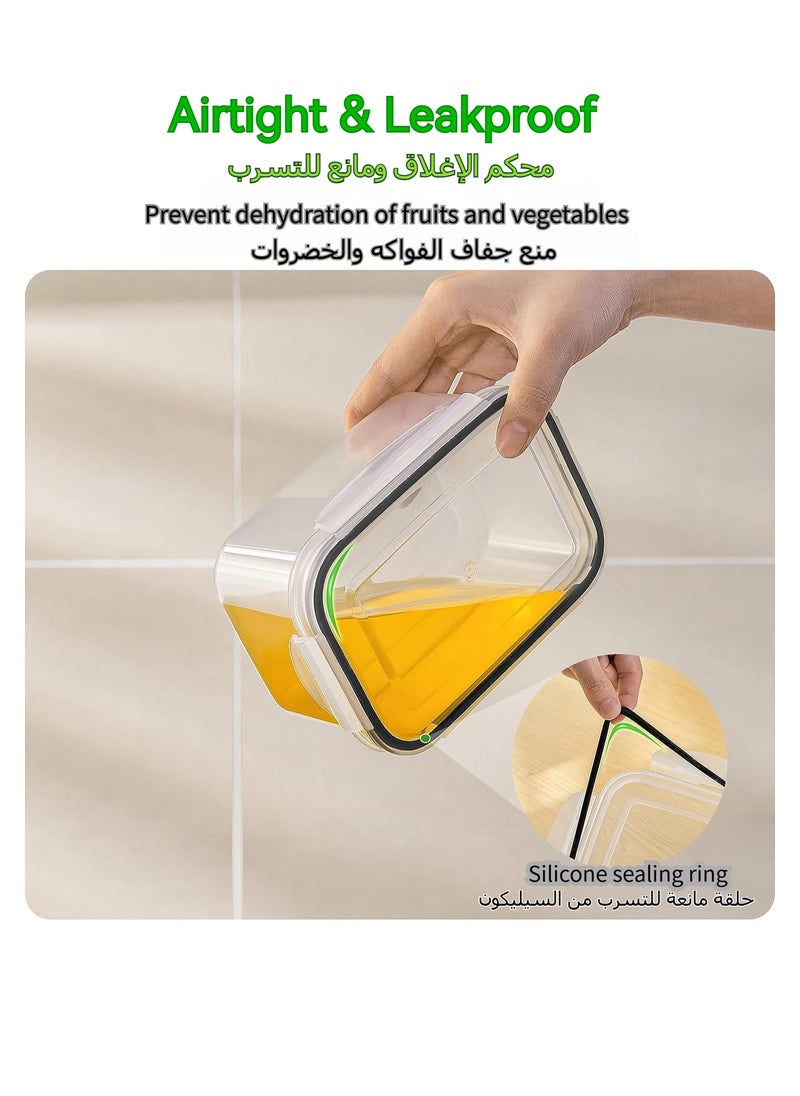 Anmi 6 PCS Large Fruit Containers for Fridge Food Storage Containers  - Image 4