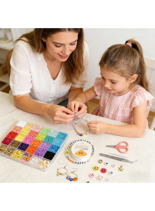 28,000 مجموعات من مزدوج مربع 48 شبكة 2mm زجاج البذور الخرز DIY المجوهرات الخرز مجموعات للأطفال (مربع) - Image 5