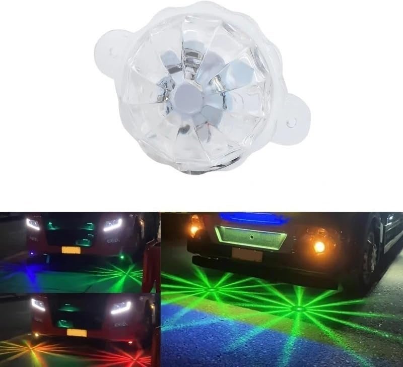 Autozap Motorcycle Star Light Flash Chassis Strobe Light Underglow Ambient RGB Dash Light Motorbike LED (12 V, 33 W) (Universal for Bike) (Pack of 4) - Image 4
