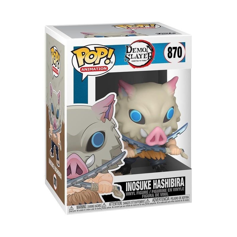 Funko Pop Pop Animation: Demon Slayer - Inosuke Hashibira - Collectable Vinyl Figure - Gift Idea - Official Merchandise - Toys for Kids & Adults - Anime Fans - Model Figure for Collectors - Image 1