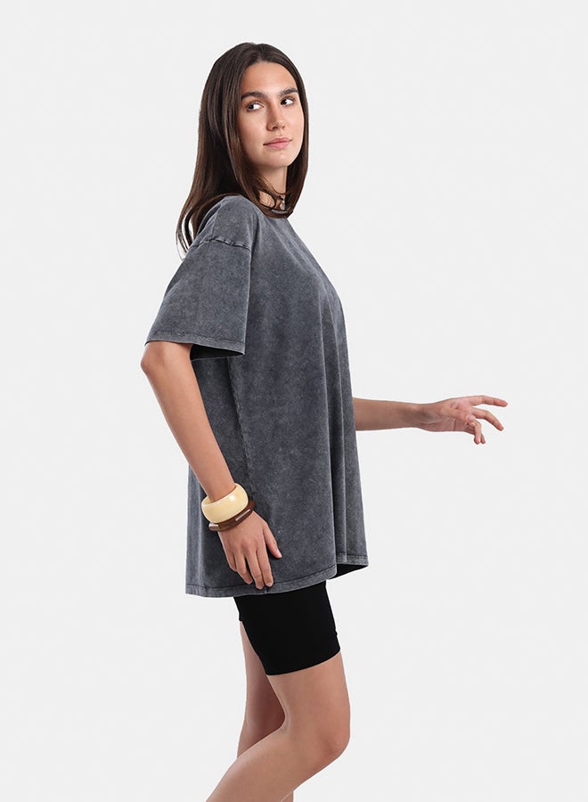 Carina Heather Dark Grey T-Shirt - Image 2