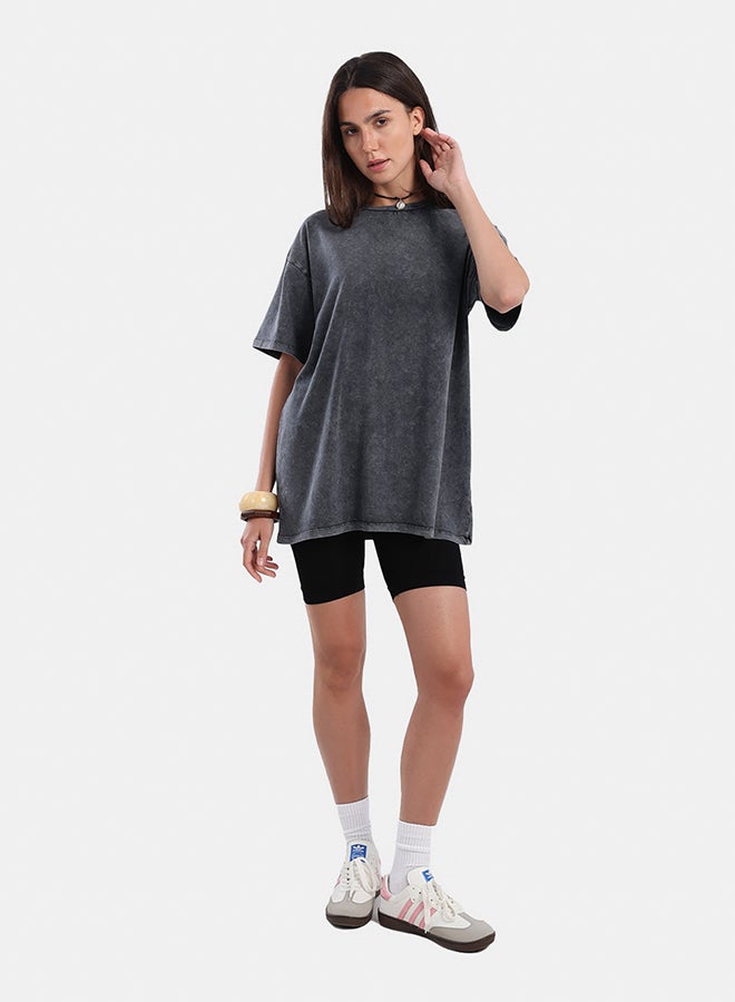 Carina Heather Dark Grey T-Shirt - Image 5