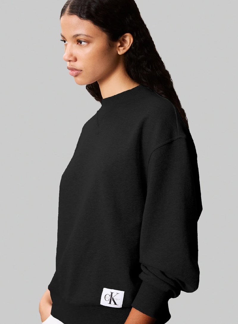 كالفن كلاين جينز سويت شيرت من قماش تيري قطني - Image 1