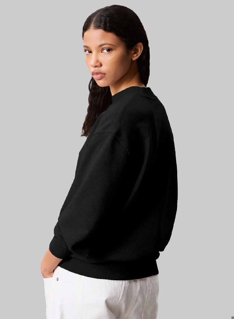 كالفن كلاين جينز سويت شيرت من قماش تيري قطني - Image 3