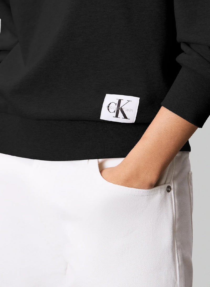 كالفن كلاين جينز سويت شيرت من قماش تيري قطني - Image 5