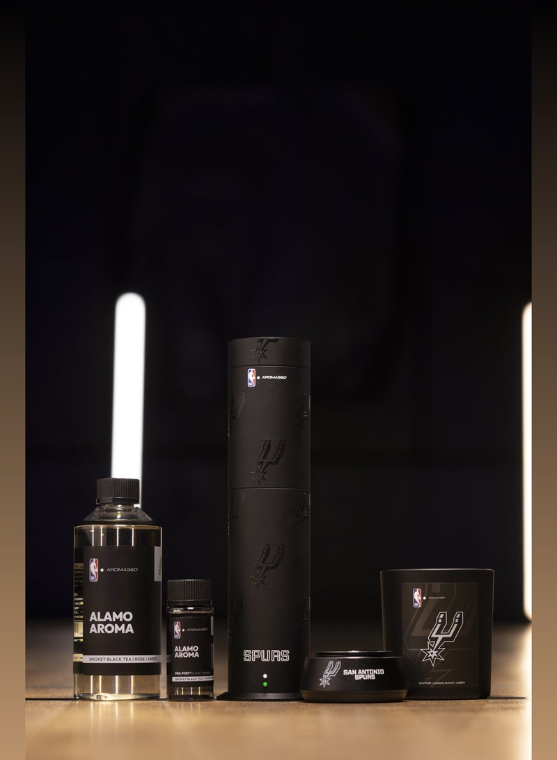 AROMA360 x NBA - San Antonio Spurs Luxury Portable Essential Oil Car Diffuser - Aromatherapy Oils Scent Car Diffuser - Auto On/Off Wireless Feature - Oil Not Included  - Image 2