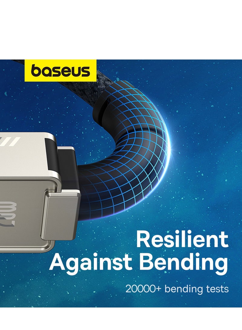 بيسوس كابل USB C إلى Lightning بقوة 20 واط، سلسلة غير قابلة للكسر من ألياف الأراميد، شحن سريع ونقل بيانات عالي السرعة 480 ميجابت في الثانية لجهاز iPhone 14 Pro Max، iPhone 13-6، iPad، Air Pods، متين، خالي من التشابك، شحن سريع وأداء آمن - Image 4
