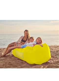 Generic Inflatable Sofa - 190*90cm Anti-Leak Couch, 330 lbs Capacity Portable Camping Sofa with Carry Bag for Outdoor, Beach, Backyard, Pool - Upgraded Air Chair for Ultimate Comfort.  - Image 4