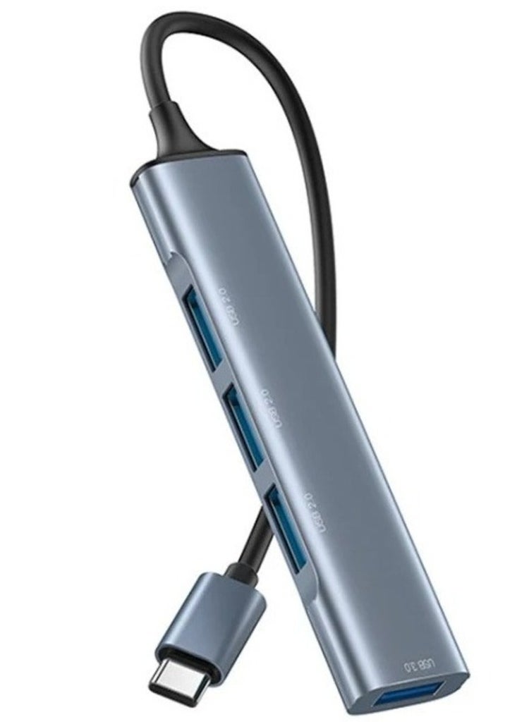 Yesido Yesido HB17 4 in 1 USB-C / Type-C Multifunctional Docking Station HUB Adapter  - Image 1