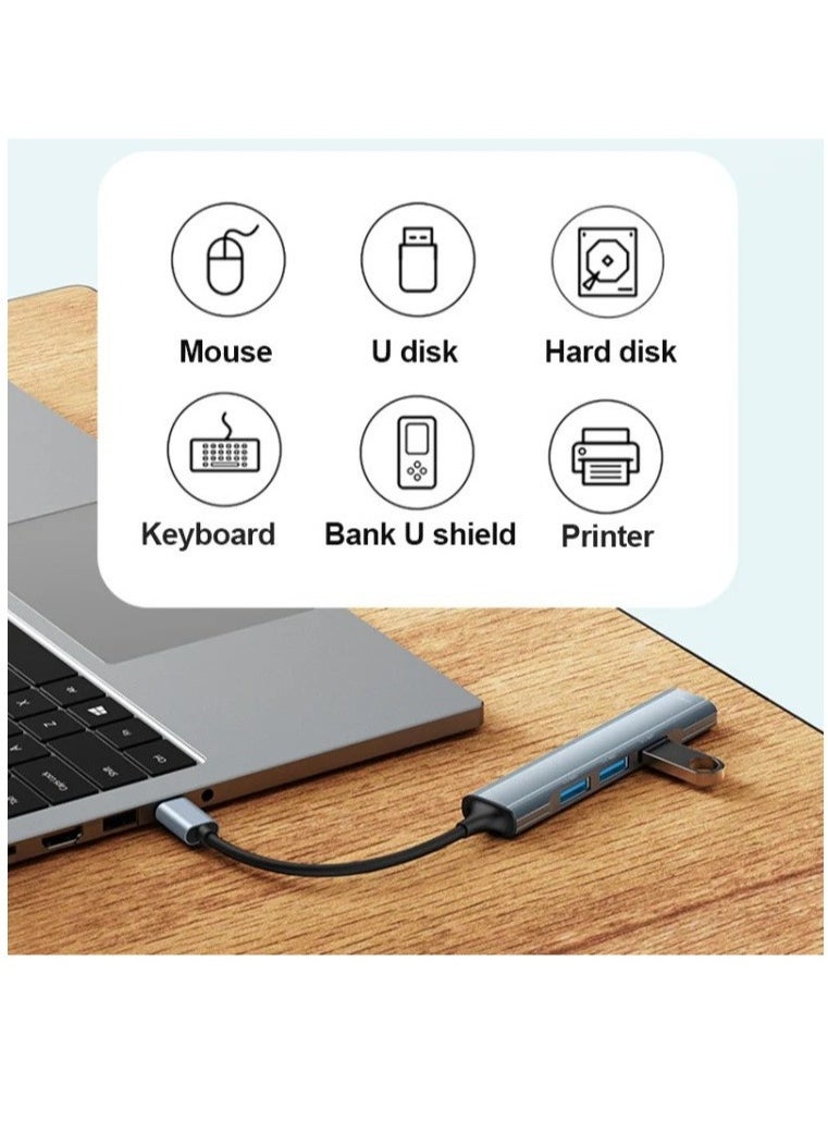 Yesido Yesido HB17 4 in 1 USB-C / Type-C Multifunctional Docking Station HUB Adapter  - Image 4