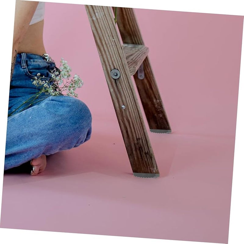 2 Pcs Black Non Slip Ladder Foot Caps Protector Pads For Stairs And Floor - Image 5