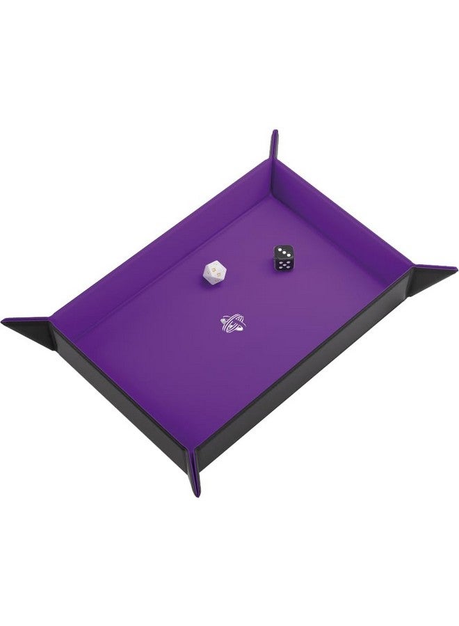 Gamegenic صينية نرد مغناطيسية مستطيلة سوداء/بنفسجية - Image 2
