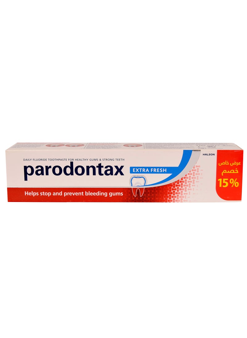 Parodontax Extra Fresh Daily Toothpaste For Bleeding Gums 100 Ml - Image 1