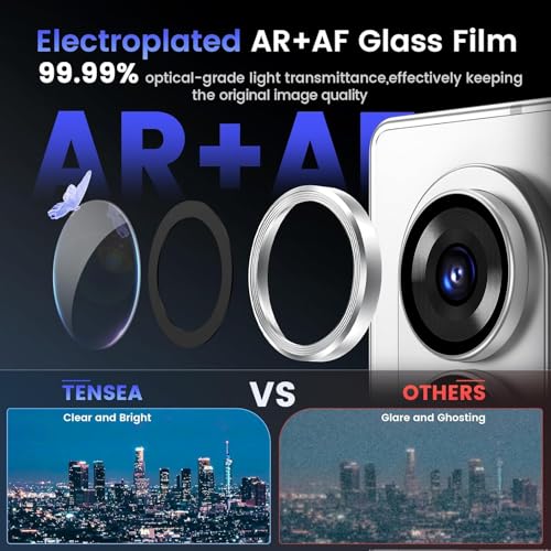 Lensarmor Camera Lens Protector Rings for Samsung Galaxy Z Fold 7 (Pack of 3) – Silver Shadow Metal Lens Covers, Scratch Resistant Aluminum Camera Rings - Image 3