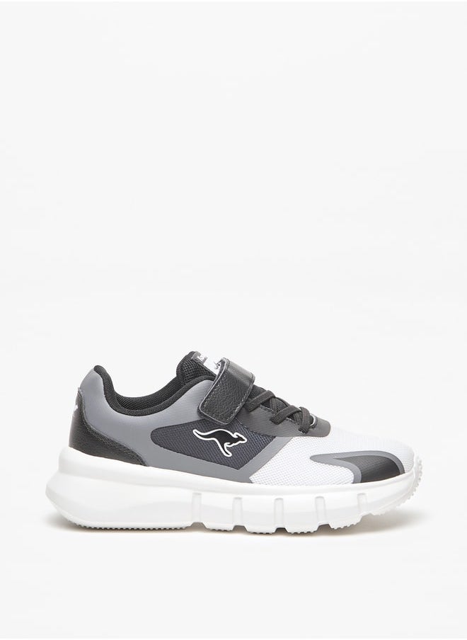 kangaROOS - Boys' Textured Sports Shoes with Hook and Loop Closure - Image 1