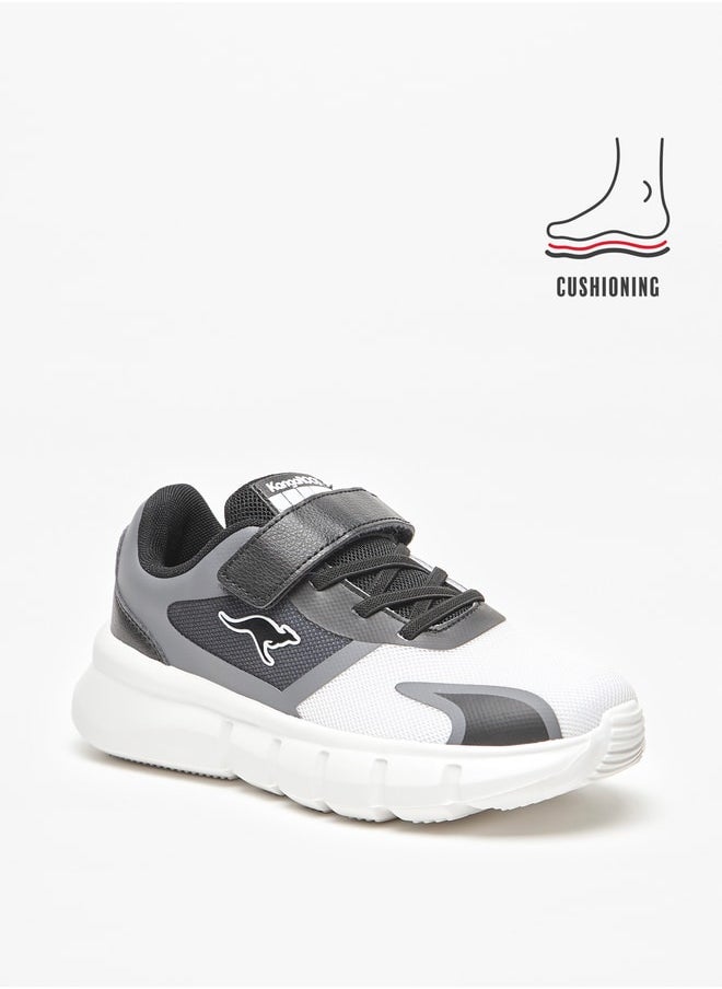 kangaROOS - Boys' Textured Sports Shoes with Hook and Loop Closure - Image 1