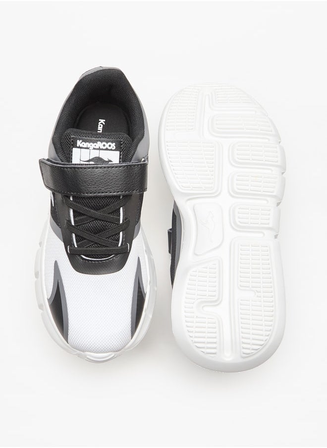 kangaROOS - Boys' Textured Sports Shoes with Hook and Loop Closure - Image 1