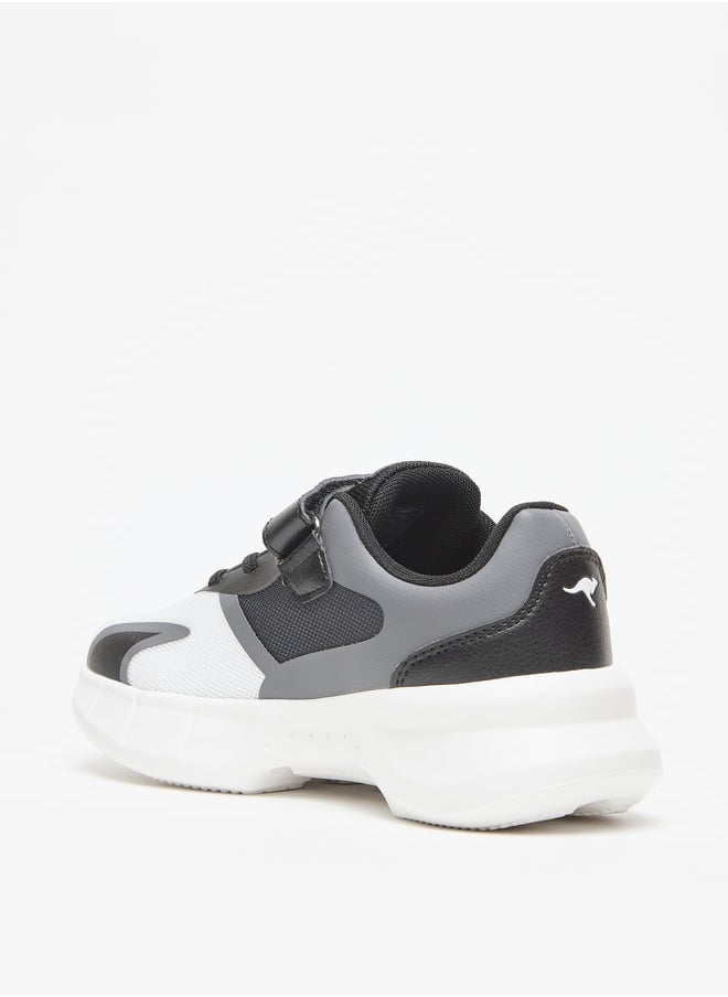 kangaROOS - Boys' Textured Sports Shoes with Hook and Loop Closure - Image 1