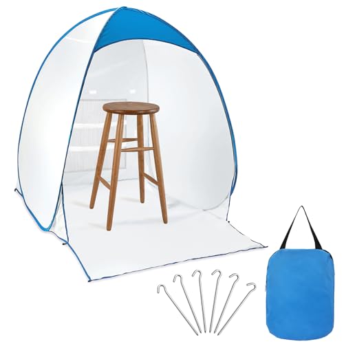 Bofoho Spray Paint Booth Tent - Portable and Foldable Spray Paint Booth Tool with Vents, Tool for Small DIY Painting, Pop-up, Windproof, Easy-to-Clean Paint Station (Blue) - Image 1