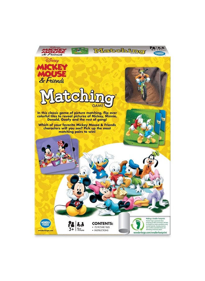 Wonder Forge Wonder Forge Mickey Mouse Matching Game - Engaging Board Game for Kids Age 3-5 | Enhances Focus and Memory | Features Favourite Disney Characters | Ideal for Family Fun Time  - Image 5