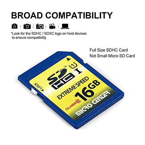 INLAND 16GB Class 10 SDHC/SDXC U1 Flash Memory Card (5 Pack) for Trail & Hunting Cameras, 60MB/s Read, 10MB/s Write, 3-Year Warranty - Image 4