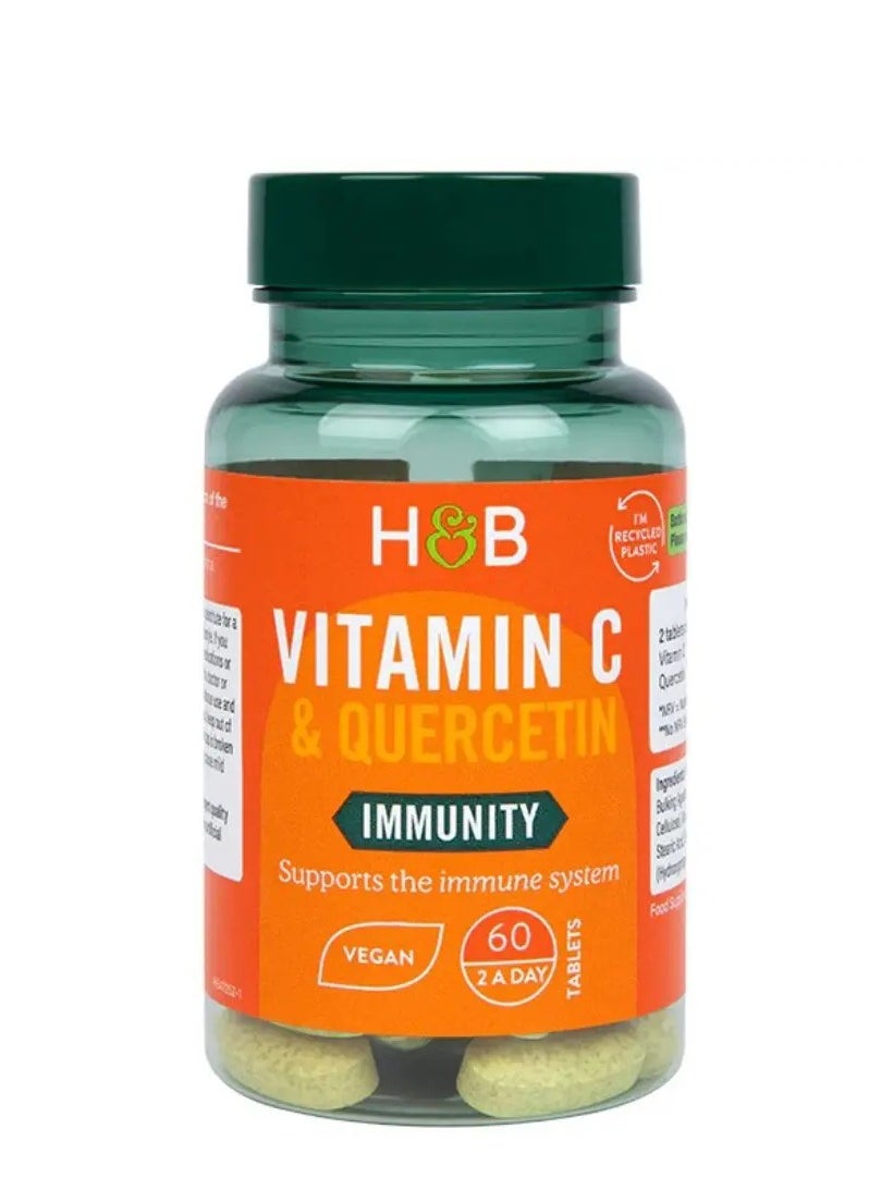H&B H&B Quercetin Plus Vitamin C Tablets For Immunity, Pack of 60's 