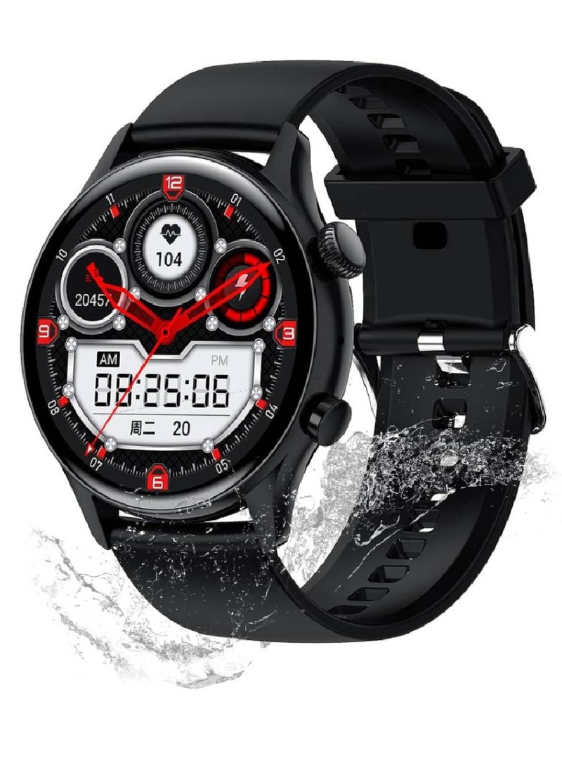 Roxxon - Smart Watch With Text And Call Fitness Tracker AMOLED Always On Display Bluetooth Watch IP68 Waterproof Level Activity Tracker With Heart Rate And Sleep Monitor Smart Watch For iOS & Android - Image 1