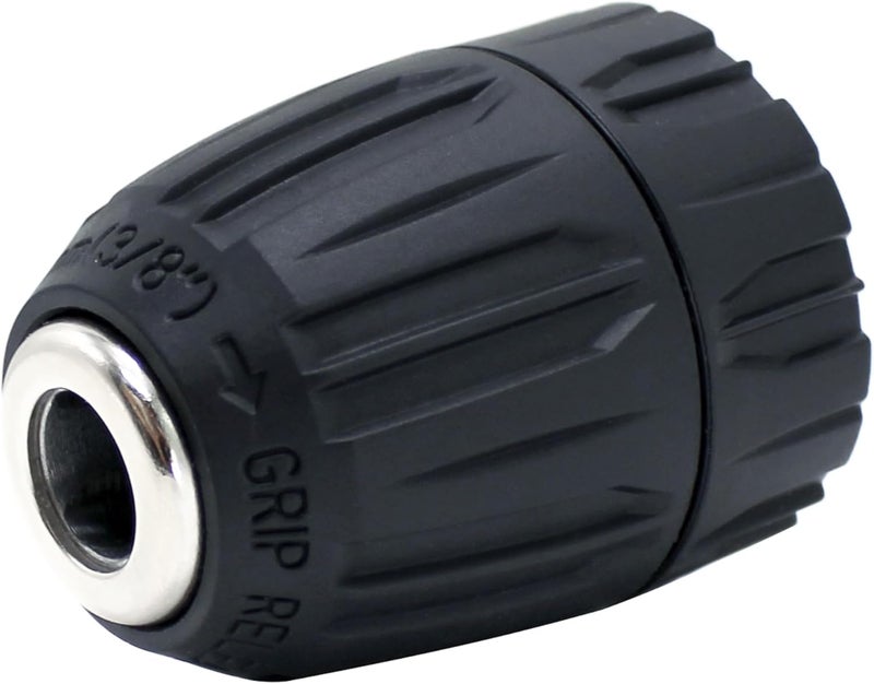 HFS (R) Keyless Drill Chuck for 3/8" Drill with 24 UNF Thread Mount Shaft 0.8-10mm Capacity - Image 4