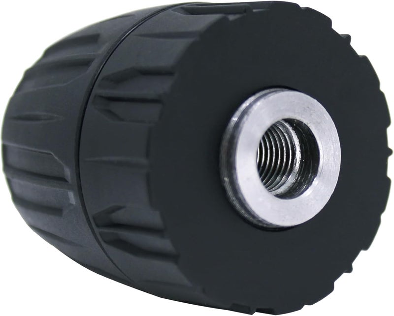 HFS (R) Keyless Drill Chuck for 3/8" Drill with 24 UNF Thread Mount Shaft 0.8-10mm Capacity - Image 3