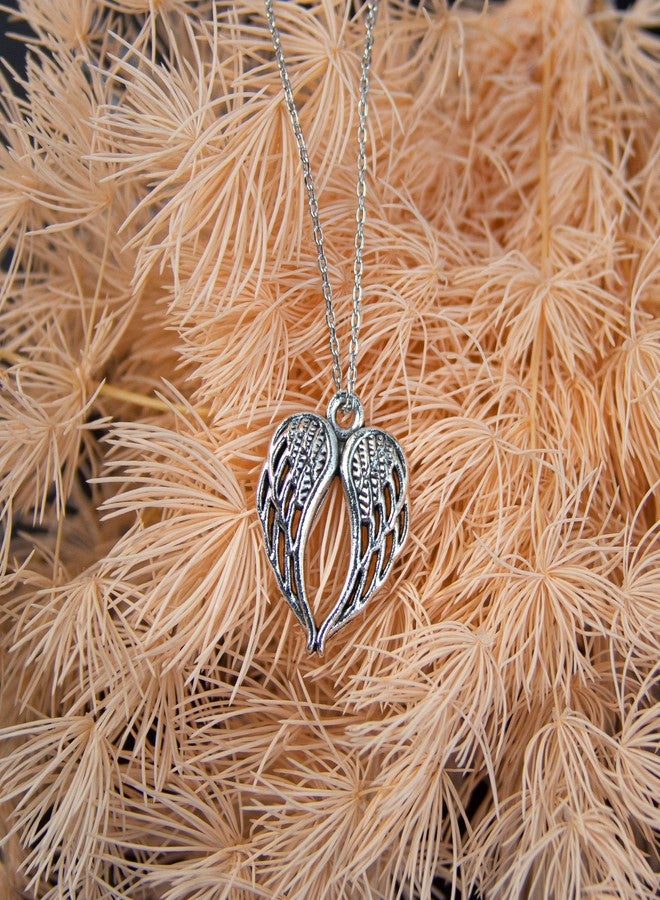 AUEAR, 48 Pack Angel Wings Charms Antique Silver Tone for Bracelets Necklace Jewelry Making - Image 5