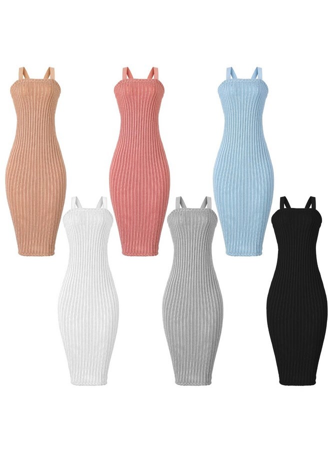Bencailor - 6 Pcs Doll Clothes For 11.8 Inch Doll, Doll Accessories Summer Tops Swimwear Robe Doll T Shirt Dress Winter Coat Jacke Doll Outfit Girl Birthday Gift(Vibrant Color) - Image 1