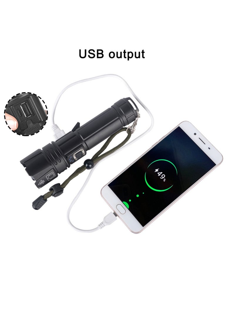 JINFANLI Rechargeable LED Flashlights High Lumens, 3000 Lumens Super Bright Flashlight,  IPX4 Waterproof Tactical Flashlights for Emergencies Camping Gift - Image 3