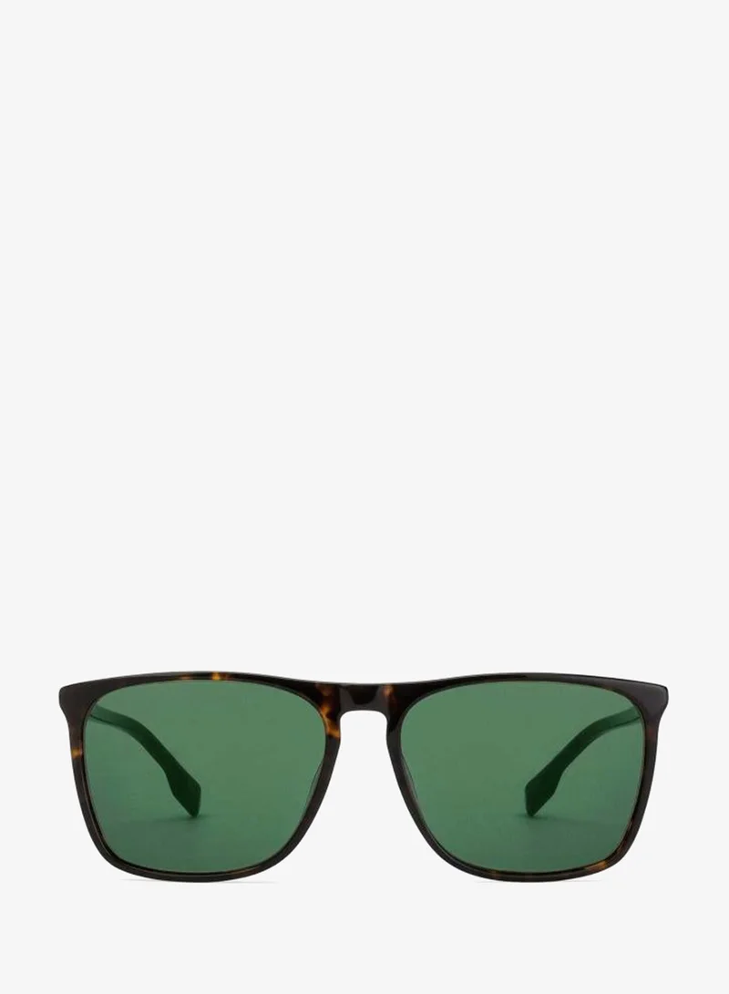 John Jacobs John Jacobs | UV Protection Sunglasses For Men & Women | Black Tortoise Green Full Rim Rectangle Large (Size-57) JJ S11089-C1-Pack of 1