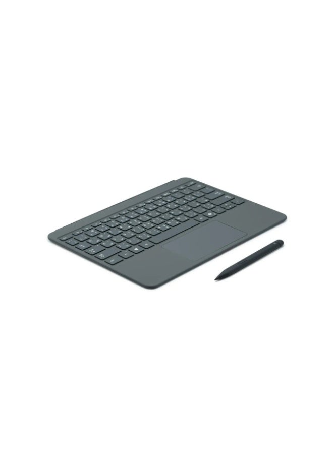 مايكروسوفت Surface Pro 12 Inch English/ Arabic Keyboard with Slim Pen, Compatible with Surface Pro 12 Inch, Alcantara Material Slate - Image 2
