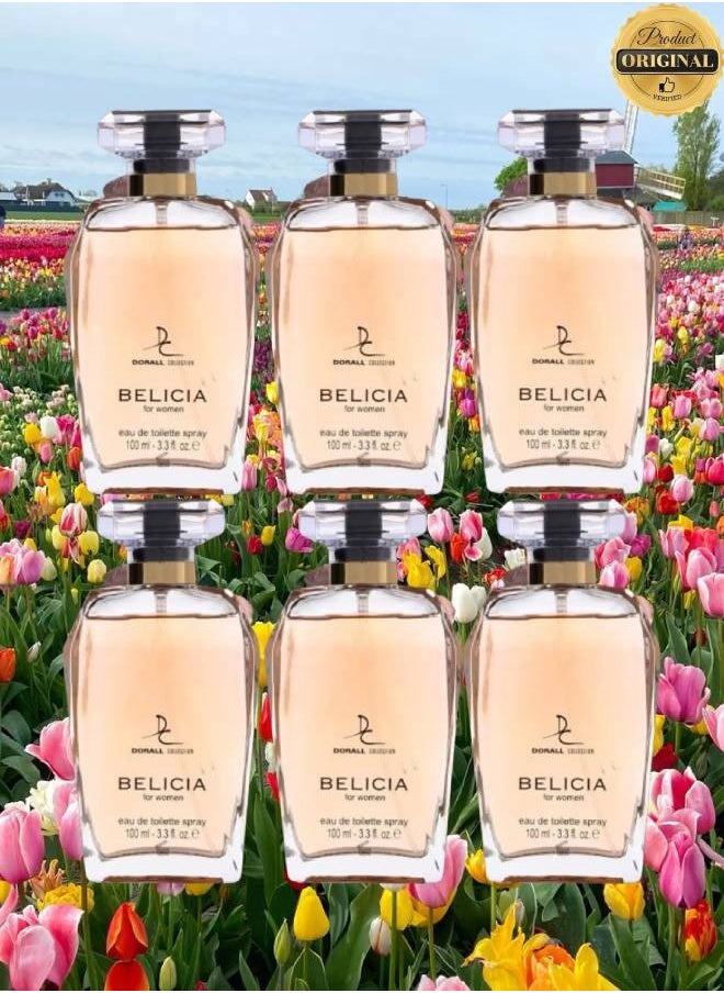 DORALL COLLECTION 6 Pieces Belicia Perfume 100ML Without Box  - Image 1