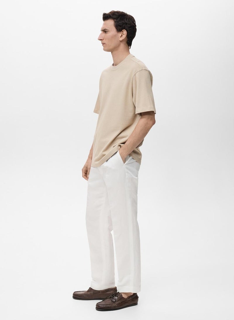 Mango Man Relaxed-Fit T-Shirt  - Image 3