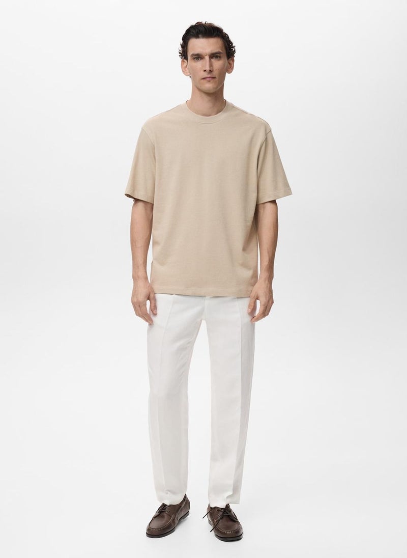 Mango Man Relaxed-Fit T-Shirt  - Image 4