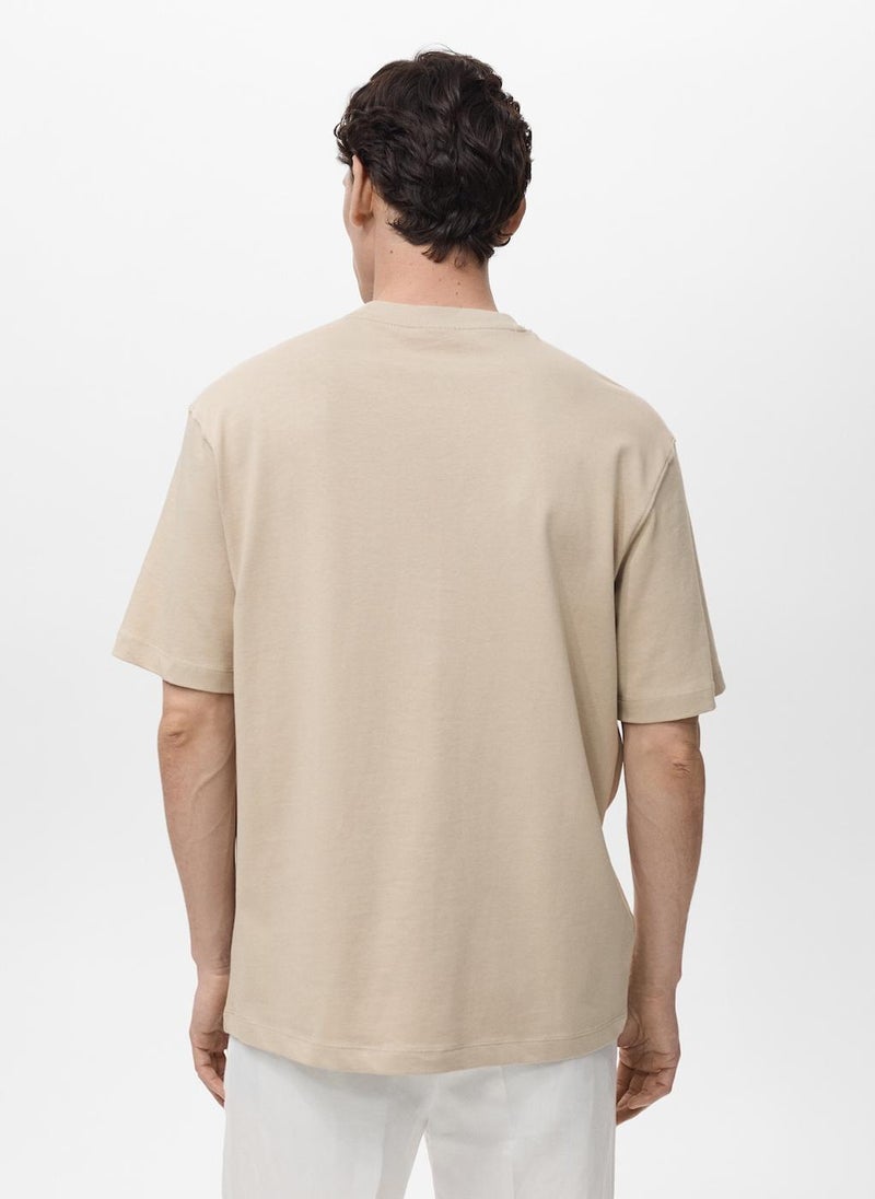 Mango Man Relaxed-Fit T-Shirt  - Image 2